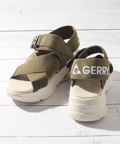 GERRY（ジェリー）の「【GERRY/ジェリー】クロスベルトスポーツサンダル レディース（サンダル・レディース・ベージュ/カーキ/ブラック・M/L/LL/S）」の3枚目の写真