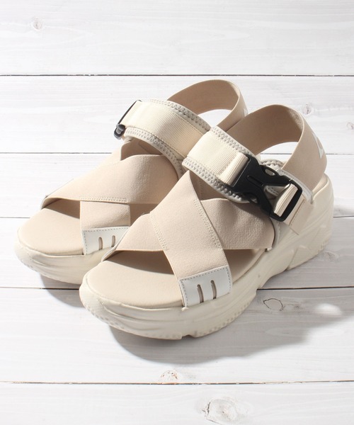 GERRY（ジェリー）の「【GERRY/ジェリー】クロスベルトスポーツサンダル レディース（サンダル・レディース・ベージュ/カーキ/ブラック・M/L/LL/S）」の13枚目の写真