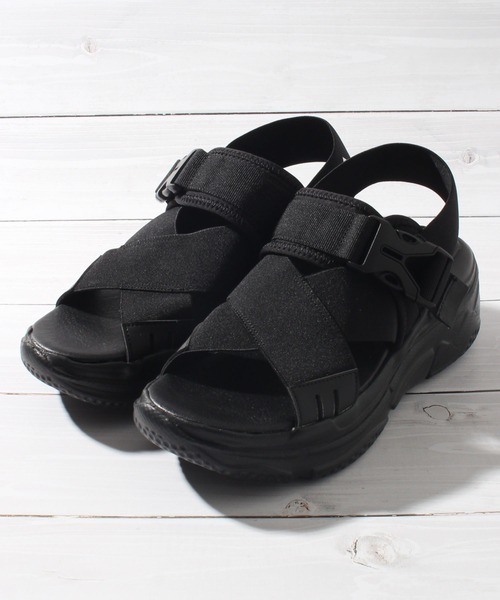 GERRY（ジェリー）の「【GERRY/ジェリー】クロスベルトスポーツサンダル レディース（サンダル・レディース・ベージュ/カーキ/ブラック・M/L/LL/S）」の9枚目の写真