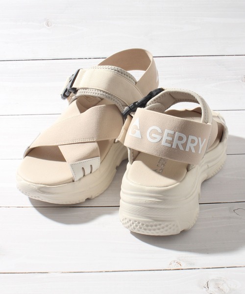 セール】【GERRY/ジェリー】クロスベルトスポーツサンダル レディース