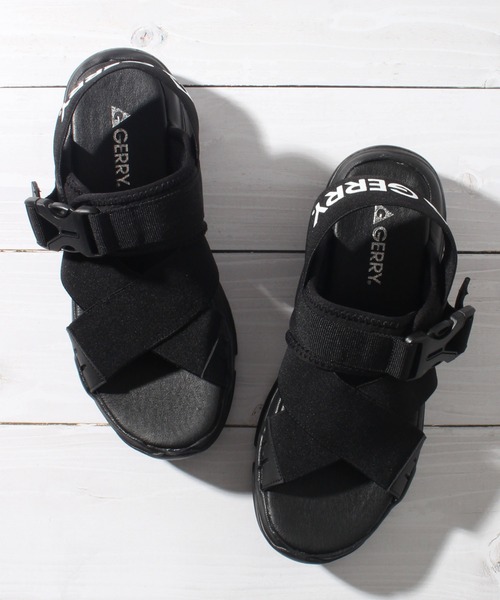 セール】【GERRY/ジェリー】クロスベルトスポーツサンダル レディース