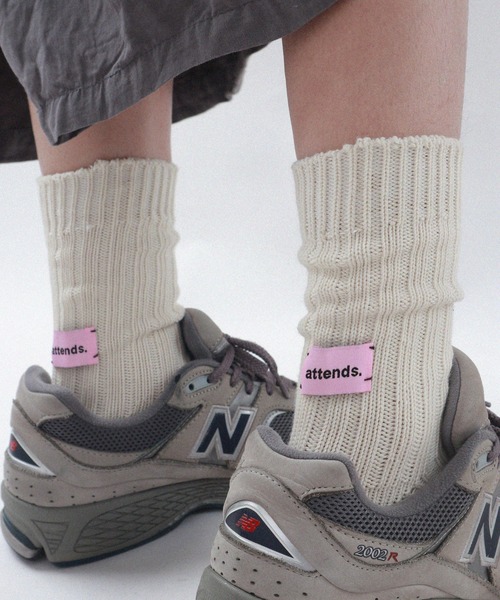 Vipoa(ヴィポア)の「バックデザイン厚手リブソックス(ソックス/靴下・レディース・グリーン/ピンク/ライトブルー/アイボリー/ブラック/グレー・FREE)」の11枚目の写真