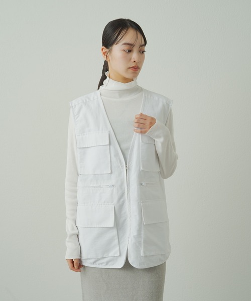 earthy（アーシー）の「オーガニックコットンテレコタートル（Tシャツ/カットソー・レディース・イエロー/オレンジ/ブルー/オフホワイト/ホワイト/ブラック/ネイビー/イエロー系その他/ブラウン・FREE）」の16枚目の写真