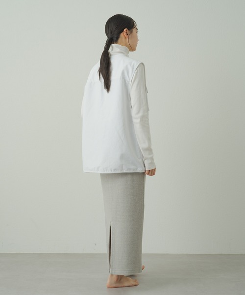 earthy（アーシー）の「オーガニックコットンテレコタートル（Tシャツ/カットソー・レディース・イエロー/オレンジ/ブルー/オフホワイト/ホワイト/ブラック/ネイビー/イエロー系その他/ブラウン・FREE）」の18枚目の写真