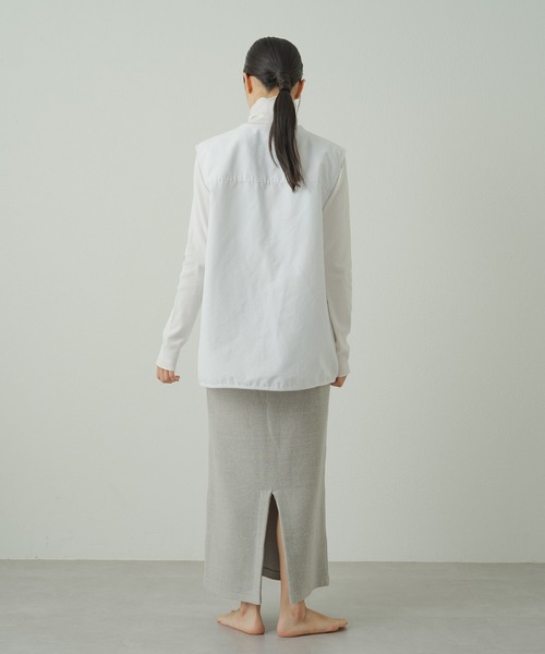 earthy（アーシー）の「オーガニックコットンテレコタートル（Tシャツ/カットソー・レディース・イエロー/オレンジ/ブルー/オフホワイト/ホワイト/ブラック/ネイビー/イエロー系その他/ブラウン・FREE）」の19枚目の写真