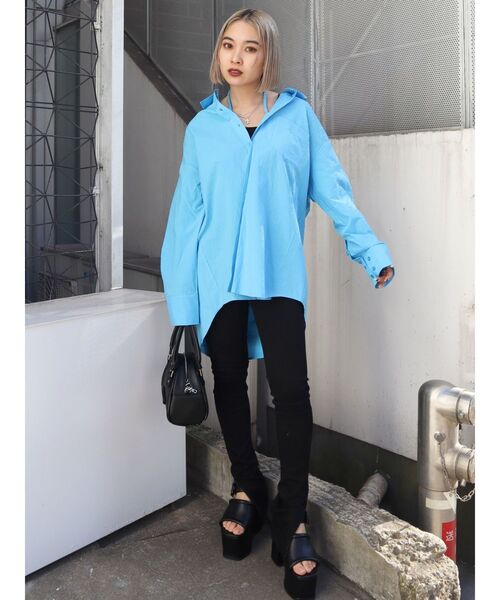 EMODA(エモダ)の「アシンメトリーラインハイウエストパギンス(デニムパンツ・レディース・ブラック/インディゴブルー・SMALL/MEDIUM/X-SMALL)」の19枚目の写真