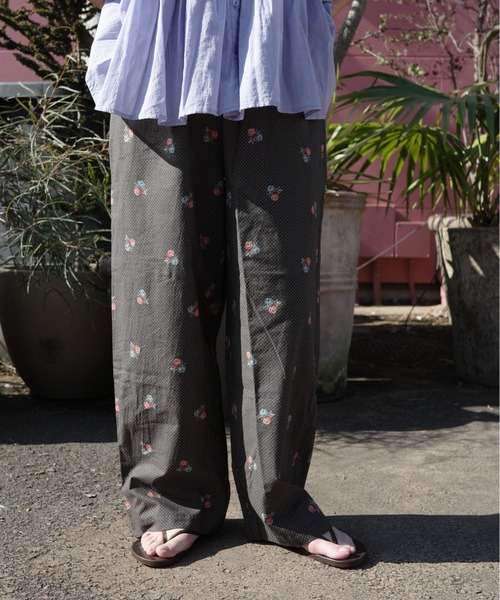 BEAVER(ビーバー)の「INDIA IS BEAUTIFUL/インディアイズビューティフル 別注40s COTTON PANTS RD-23SS-022(その他パンツ・レディース・ブラック・FREE)」の8枚目の写真
