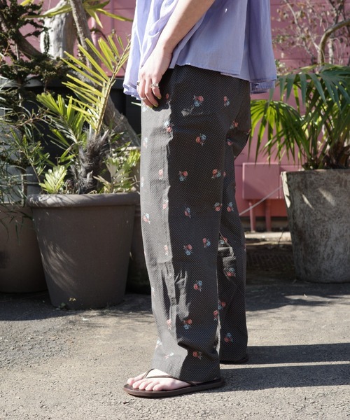 BEAVER(ビーバー)の「INDIA IS BEAUTIFUL/インディアイズビューティフル 別注40s COTTON PANTS RD-23SS-022(その他パンツ・レディース・ブラック・FREE)」の11枚目の写真
