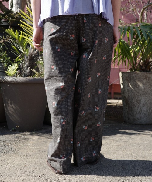 BEAVER(ビーバー)の「INDIA IS BEAUTIFUL/インディアイズビューティフル 別注40s COTTON PANTS RD-23SS-022(その他パンツ・レディース・ブラック・FREE)」の4枚目の写真