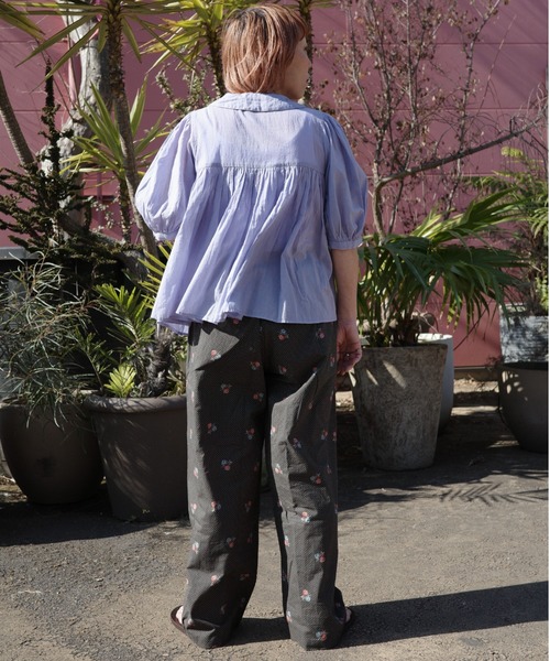 BEAVER(ビーバー)の「INDIA IS BEAUTIFUL/インディアイズビューティフル 別注40s COTTON PANTS RD-23SS-022(その他パンツ・レディース・ブラック・FREE)」の10枚目の写真