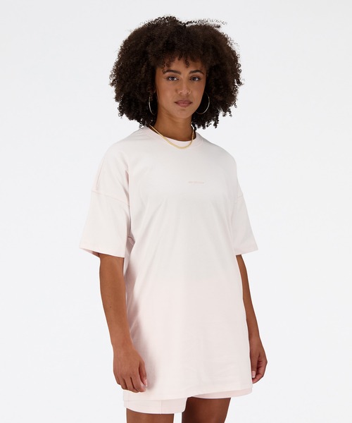 NEW BALANCE（ニューバランス）の「NB Athletics Nature State ショートスリーブTシャツ（Tシャツ/カットソー・レディース・テラコッタ/ライトグリーン/ライトパープル/ベビーピンク・SMALL/MEDIUM/LARGE/X-LARGE）」の4枚目の写真