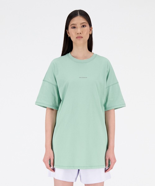 NEW BALANCE（ニューバランス）の「NB Athletics Nature State ショートスリーブTシャツ（Tシャツ/カットソー・レディース・テラコッタ/ライトグリーン/ライトパープル/ベビーピンク・SMALL/MEDIUM/LARGE/X-LARGE）」の3枚目の写真