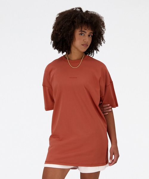 NEW BALANCE（ニューバランス）の「NB Athletics Nature State ショートスリーブTシャツ（Tシャツ/カットソー・レディース・テラコッタ/ライトグリーン/ライトパープル/ベビーピンク・SMALL/MEDIUM/LARGE/X-LARGE）」の2枚目の写真