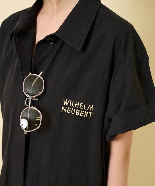 U by SPICK&SPAN（ユーバイスピックアンドスパン）の「【WILHELM NEUBER】別注ハーフスリーブ ボイラースーツ（つなぎ/オールインワン・レディース・ブラック/アイボリー/ピンク・SMALL/MEDIUM）」の15枚目の写真