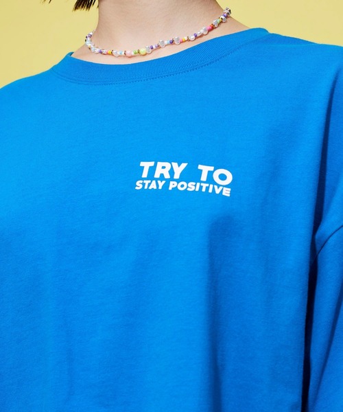 FOREVER 21(フォーエバー トゥエンティーワン)の「【STREET】アソートビッグTシャツ(Tシャツ/カットソー・レディース・ホワイト/ブラック/レッド/ブルー/グリーン・FREE)」の12枚目の写真