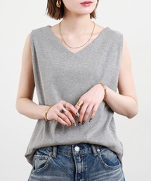 atONE 大人のVネックタンクトップ