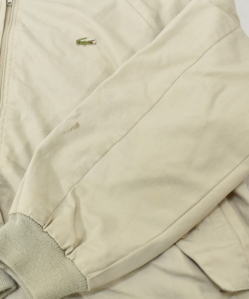 90s IZOD アイゾッド ベージュ ドリズラージャケット Mサイズ LACOSTE（ラコステ）の「【ヴィンテージ古着】80-90's IZOD