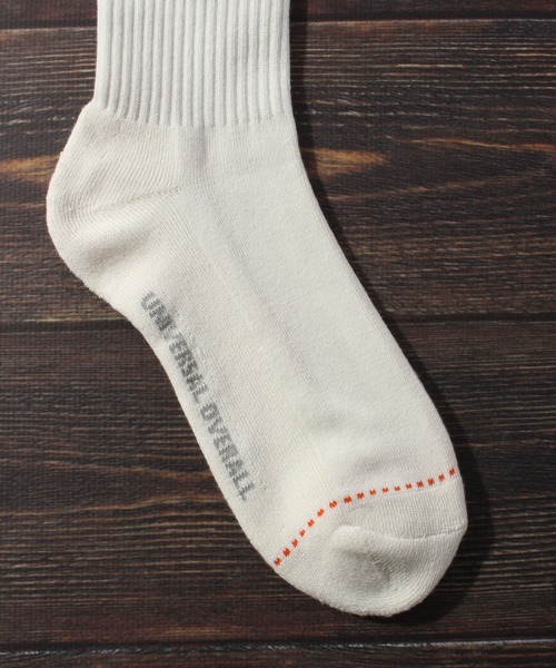 UNIVERSAL OVERALL（ユニバーサルオーバーオール）の「【UNIVERSAL OVERALL/ユニバーサルオーバーオール】3Pソックス サイドUOロゴクオーター/靴下（ソックス/靴下・メンズ・マルチ/その他1/その他2/その他3/その他4・25-27CM）」の15枚目の写真