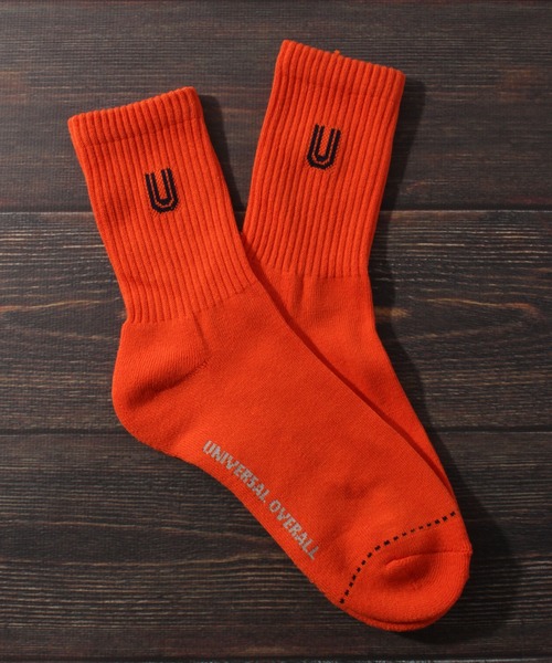UNIVERSAL OVERALL（ユニバーサルオーバーオール）の「【UNIVERSAL OVERALL/ユニバーサルオーバーオール】3Pソックス サイドUOロゴクオーター/靴下（ソックス/靴下・メンズ・マルチ/その他1/その他2/その他3/その他4・25-27CM）」の11枚目の写真