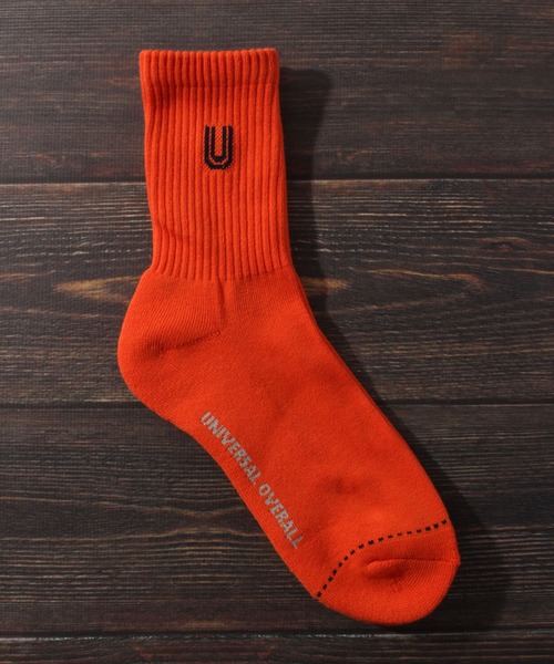 UNIVERSAL OVERALL（ユニバーサルオーバーオール）の「【UNIVERSAL OVERALL/ユニバーサルオーバーオール】3Pソックス サイドUOロゴクオーター/靴下（ソックス/靴下・メンズ・マルチ/その他1/その他2/その他3/その他4・25-27CM）」の12枚目の写真