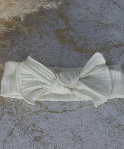 lien de famille （リヤンドファミーユ）の「8colorﾘﾌﾞﾍｱﾊﾞﾝﾄﾞ（その他ベビー用品・キッズ・ライトオレンジ系/ピンク/サンドベージュ/ホワイト・ONE SIZE]）」の22枚目の写真