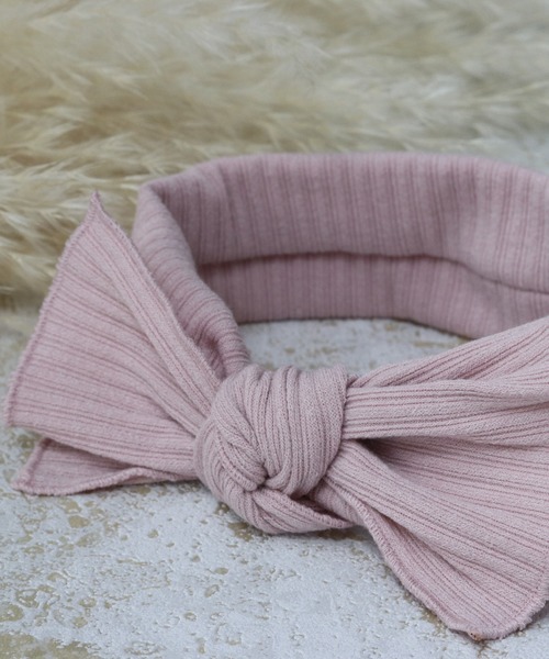 lien de famille （リヤンドファミーユ）の「8colorﾘﾌﾞﾍｱﾊﾞﾝﾄﾞ（その他ベビー用品・キッズ・ライトオレンジ系/ピンク/サンドベージュ/ホワイト・ONE SIZE]）」の21枚目の写真