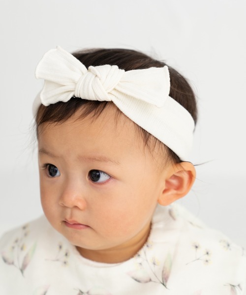 lien de famille （リヤンドファミーユ）の「8colorﾘﾌﾞﾍｱﾊﾞﾝﾄﾞ（その他ベビー用品・キッズ・ライトオレンジ系/ピンク/サンドベージュ/ホワイト・ONE SIZE]）」の15枚目の写真