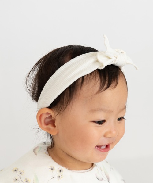 lien de famille （リヤンドファミーユ）の「8colorﾘﾌﾞﾍｱﾊﾞﾝﾄﾞ（その他ベビー用品・キッズ・ライトオレンジ系/ピンク/サンドベージュ/ホワイト・ONE SIZE]）」の10枚目の写真