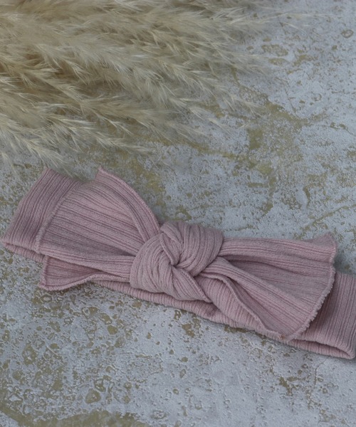 lien de famille （リヤンドファミーユ）の「8colorﾘﾌﾞﾍｱﾊﾞﾝﾄﾞ（その他ベビー用品・キッズ・ライトオレンジ系/ピンク/サンドベージュ/ホワイト・ONE SIZE]）」の14枚目の写真