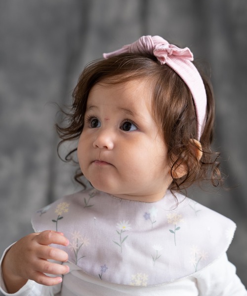 lien de famille （リヤンドファミーユ）の「8colorﾘﾌﾞﾍｱﾊﾞﾝﾄﾞ（その他ベビー用品・キッズ・ライトオレンジ系/ピンク/サンドベージュ/ホワイト・ONE SIZE]）」の8枚目の写真