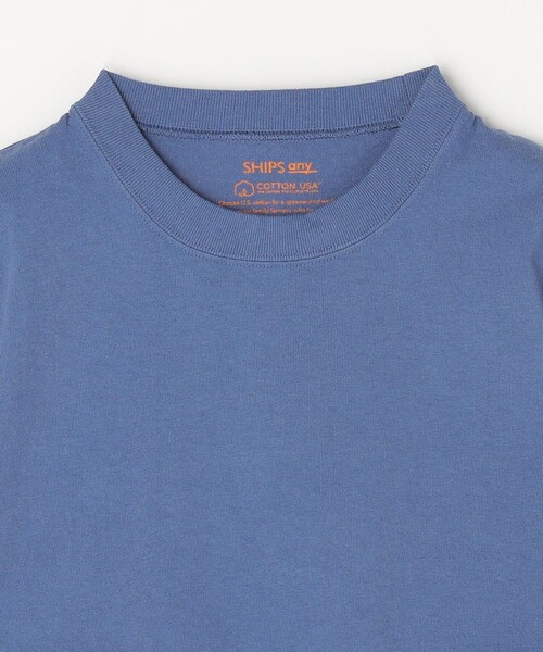 SHIPS any(シップス エニィ)の「SHIPS any: ”COTTON USA” キャンプポケット クルーネック Tシャツ<KIDS>(Tシャツ/カットソー・キッズ・チャコールグレー/ロイヤルブルー/ベージュ系その他・M(125-135)/S(110-120)/L(140-150))」の22枚目の写真