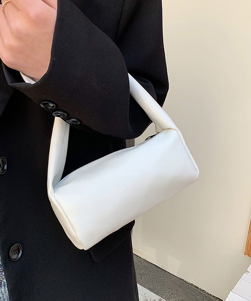 shopnikoniko（ショップニコニコ）の「ワンハンドル ミニポーチバッグ（ハンドバッグ・レディース・ベージュ/ホワイト/ピンク/グリーン/ブラック・フリー）」の15枚目の写真