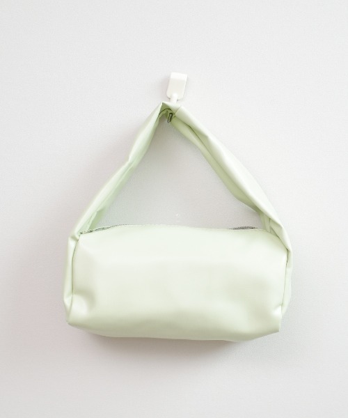 shopnikoniko（ショップニコニコ）の「ワンハンドル ミニポーチバッグ（ハンドバッグ・レディース・ベージュ/ホワイト/ピンク/グリーン/ブラック・フリー）」の19枚目の写真