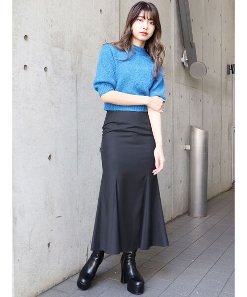 MURUA（ムルーア）の「バックスリットハイウエストマーメイドスカート（スカート・レディース・ベージュ/その他1/ブラック・1/2/0）」の11枚目の写真