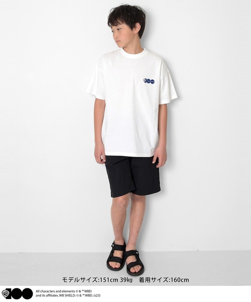 GLAZOS（グラソス）の「【Warner Bros.】ワーナーブラザース100周年限定バックプリント半袖Tシャツ（Tシャツ/カットソー・キッズ・キナリ/ホワイト/オフホワイト・140cm/150cm/160cm/170cm）」の12枚目の写真