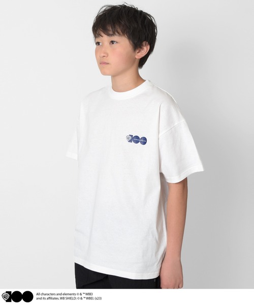 GLAZOS（グラソス）の「【Warner Bros.】ワーナーブラザース100周年限定バックプリント半袖Tシャツ（Tシャツ/カットソー・キッズ・キナリ/ホワイト/オフホワイト・140cm/150cm/160cm/170cm）」の17枚目の写真
