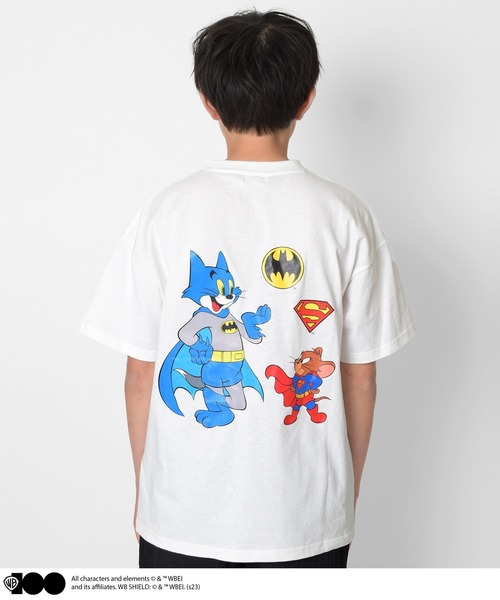 GLAZOS（グラソス）の「【Warner Bros.】ワーナーブラザース100周年限定バックプリント半袖Tシャツ（Tシャツ/カットソー・キッズ・キナリ/ホワイト/オフホワイト・140cm/150cm/160cm/170cm）」の18枚目の写真