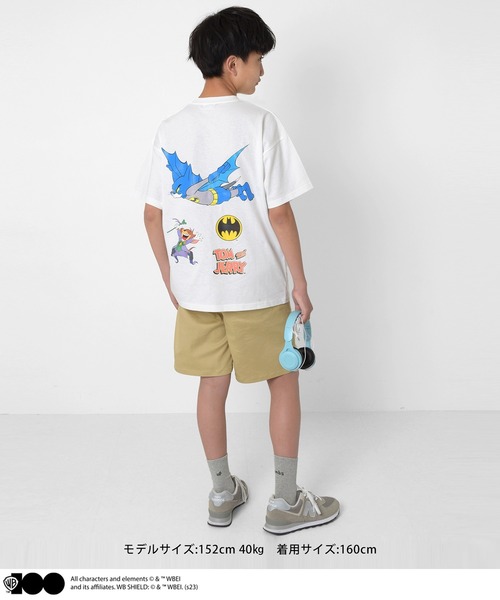 GLAZOS（グラソス）の「【Warner Bros.】ワーナーブラザース100周年限定バックプリント半袖Tシャツ（Tシャツ/カットソー・キッズ・キナリ/ホワイト/オフホワイト・140cm/150cm/160cm/170cm）」の13枚目の写真