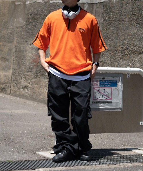 JOHN'S CLOSET(ジョンズクローゼット)の「【13】ナチュラルストレッチ ステッチング ワイドカーゴパンツ(カーゴパンツ・メンズ・オリーブ/ブラック/オフホワイト・MEDIUM/LARGE)」の17枚目の写真