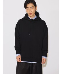 MIDIUMISOLID Men’s フード付きプルオーバー