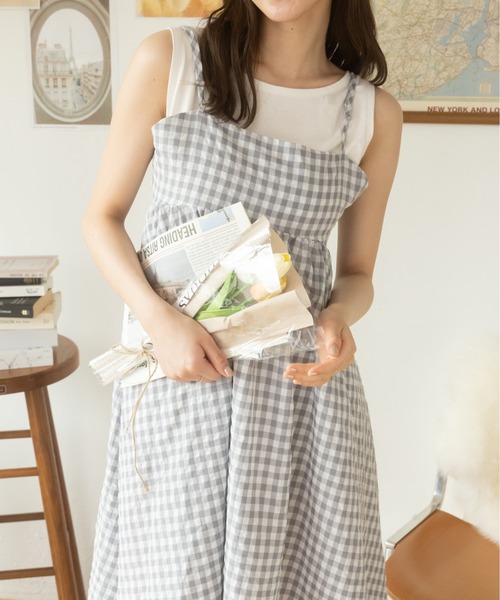 セール】【ギンガムチェック】キャミ ワンピース（ワンピース