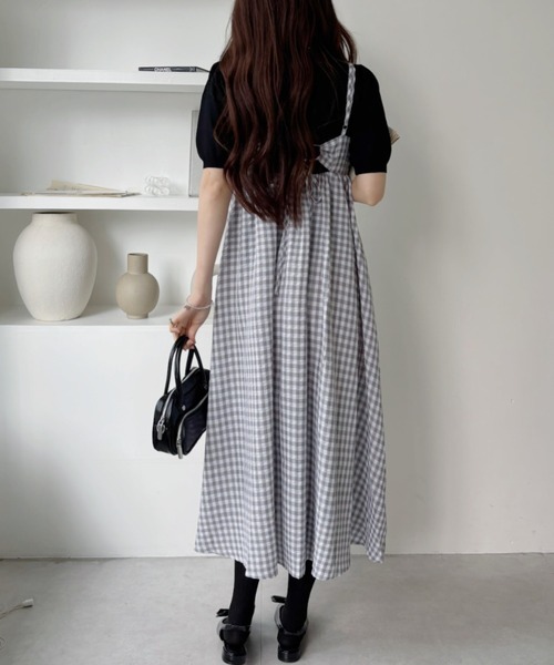 セール】【ギンガムチェック】キャミ ワンピース（ワンピース