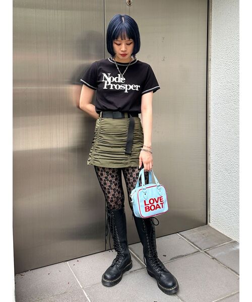 jouetie（ジュエティ）の「カラーレースレギンス（レギンス/スパッツ・レディース・ピンク/オフホワイト/ブルー/ブラック・MEDIUM）」の11枚目の写真