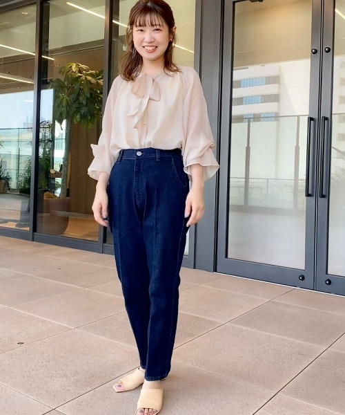 flower（フラワー）の「スローリボンブラウス（シャツ/ブラウス・レディース・グレー/ベージュ・FREE）」の17枚目の写真