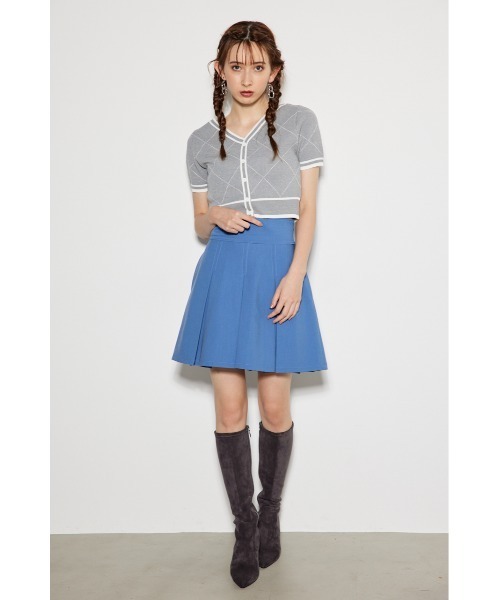 rienda（リエンダ）の「2WAYダイヤラインニットトップス（ニット/セーター・レディース・ブラック/グレー/ホワイト/レッド・FREE）」の14枚目の写真