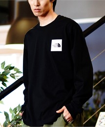 THE NORTH FACE/ザ・ノース・フェイス L/S SQUARE LOGO TEE 長袖Tシャツ/ロンT ワンポイント UVケア NT82334