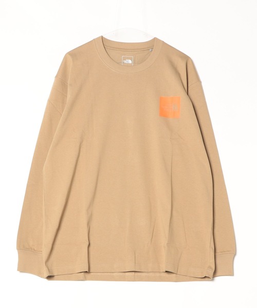 THE NORTH FACE（ザノースフェイス）の「THE NORTH FACE/ザ・ノース・フェイス L/S SQUARE LOGO TEE 長袖Tシャツ/ロンT ワンポイント UVケア NT82334（Tシャツ/カットソー・メンズ・ホワイト/ブラック/グレイッシュブルー/ミックスグレー/ベージュ/ブルー・L/XL/S/M/XXL）」の22枚目の写真
