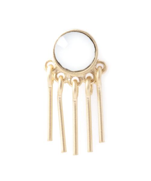 BEAUTY&YOUTH UNITED ARROWS(ビューティーアンドユースユナイテッドアローズ)の「BY メタルフリンジビジューピアス◆(ピアス(両耳用)・レディース・ゴールド/シルバー・フリー)」の3枚目の写真