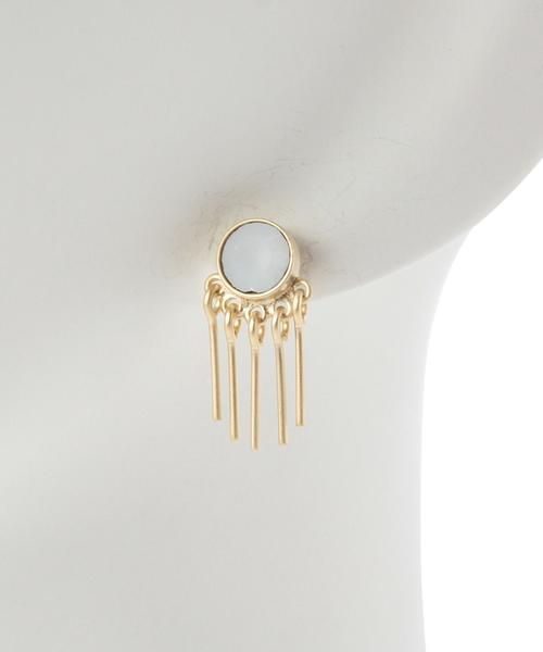 BEAUTY&YOUTH UNITED ARROWS(ビューティーアンドユースユナイテッドアローズ)の「BY メタルフリンジビジューピアス◆(ピアス(両耳用)・レディース・ゴールド/シルバー・フリー)」の6枚目の写真