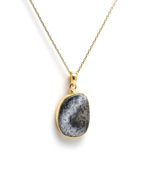 【長さ調節可能】MARKET SINGLE STONE NECKLACE - GOLD 13（ネックレス）｜TOME JEWELRY（トームジュエリー）